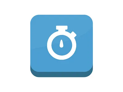 Inthirty app flat icon iphone