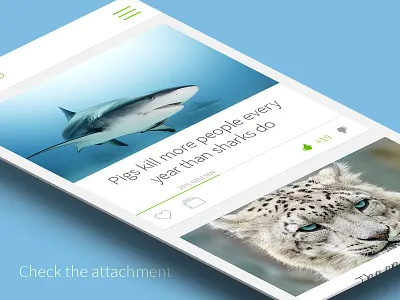 Homescreen of project favorite flat frame icon like menu navi news raptus read thumb