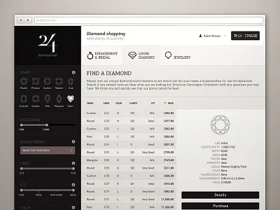 Diamond search page diamond jewelry website