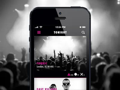 Night Rate app concept ios iphone night ui ux