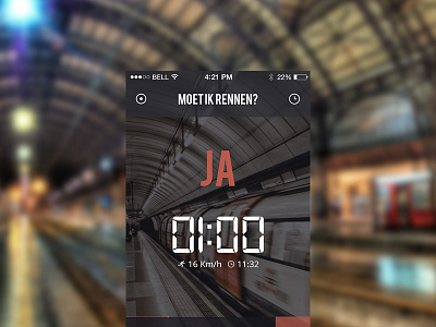 Public transport iOS7 app app clean ios7 iphone mobile transport ui ux