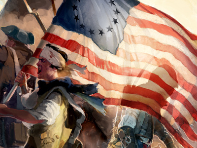 Assassin's Creed III action american assassin battle creed flag revolution silhouette video game