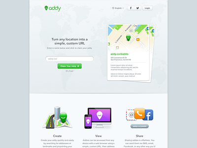 Addy addy location website