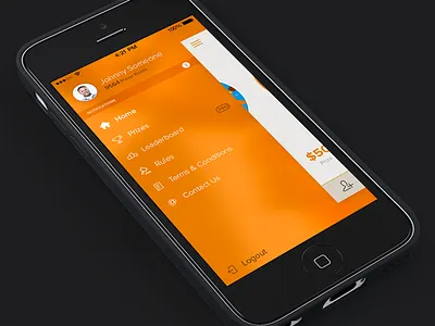 Side Menu blurred game ios7 iphone menu picture picture game side menu win