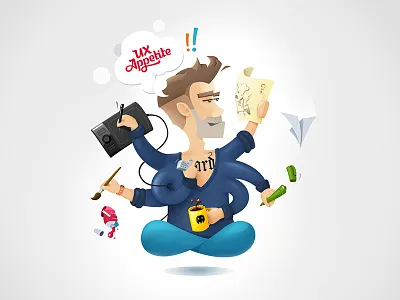 Shiva Illustrator art coffee design hipsta illustration illustrator wacom work