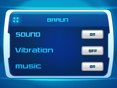 Sci-Fi Interface button futuristic game interface games icons sci fi ui