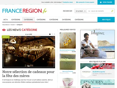 Magazine column hexagon highlighted list magazine marketplace news