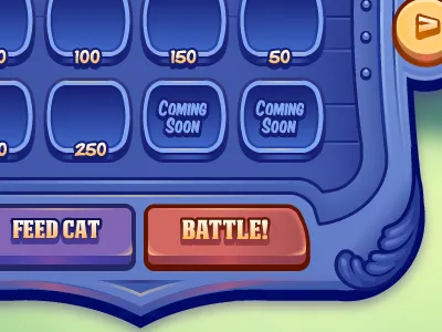 Breaktime Scrapped Game 1 style 2 game gui ios iphone mobile ui ux