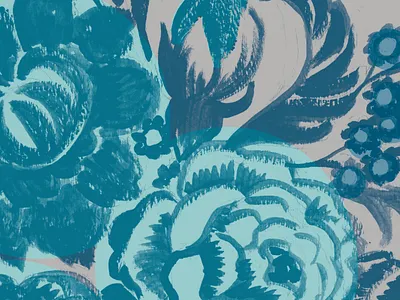 Dora's Floral - Alternate Colorway acrylic botanical floral