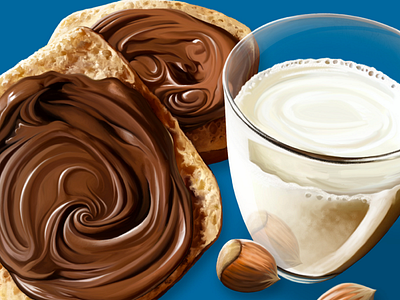 TakeTwo (experience) bread chocolate hazelnuts milk