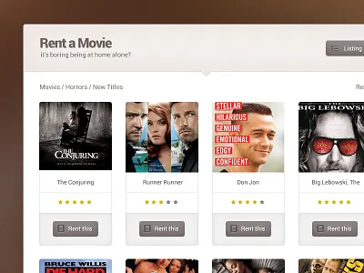 Free Movie Rent PSD Template design free freebie movie psd rent template