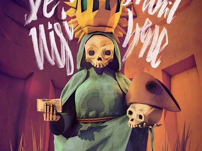 postal 3d low postal poster