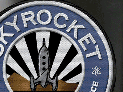 SkyRocket Wines fun hand done illustration packaging wine