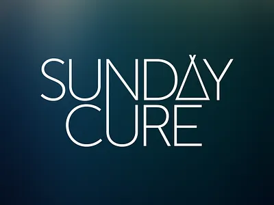 Sunday Cure Branding brand cure dj logo music sunday