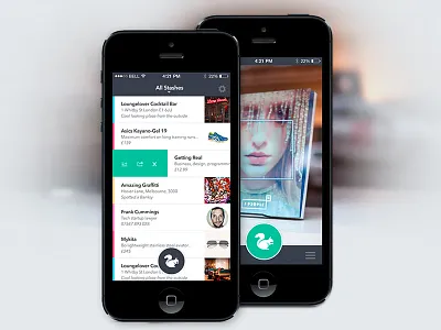 Squirrel Preview app camera flat ios7 iphone ui