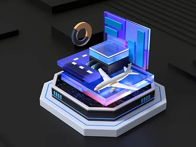Animation｜Airline Concept Vision 3d airline animation