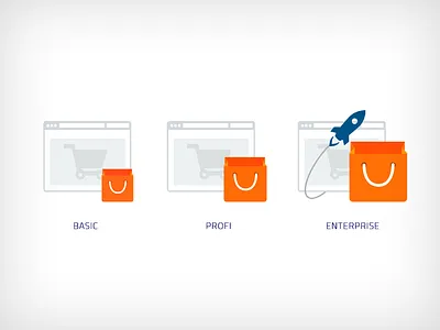 E-commerce flat icon design e commerce flat icon online store shop visualcreative