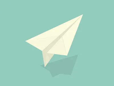 The Ultimate Guide to Business Plans book book cover cover illustration origami paper plane shadow teal