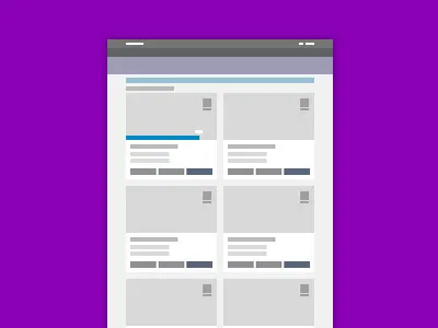 Competition Browser wireframe
