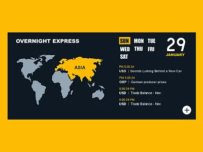 Stock Exchange News & Events Calendar calendar events express news stock ticker updates world world map
