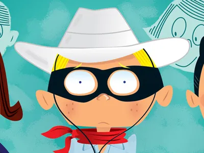 Ranger illustrator kids photoshop