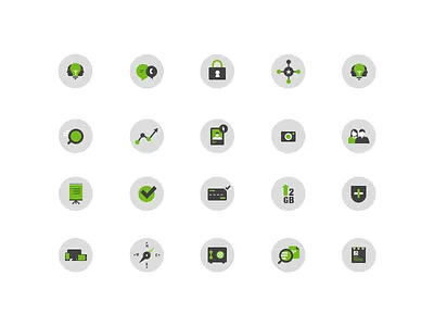 Evernote Business Feature Icons business evernote icons search security team web