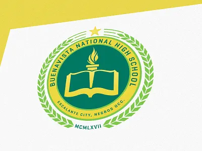 BNHS Logo bnhs book education emblem logo school torch