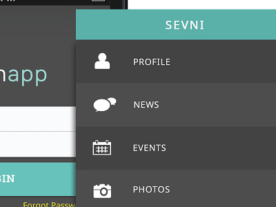 Home Screen app black green home iphone mobile ui news profile screen ui user interface ux