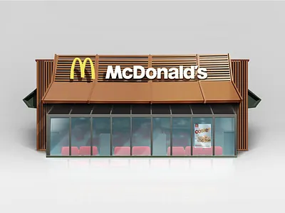 Mini MacDonald's app icon macdonalds realist restaurant