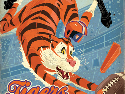 Clemson animal football mascot orange program stadium tiger