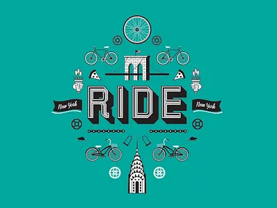 Artcrank 2013 Final artcrank bike design illustration new york nyc poster