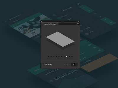 Perspective Mockups - Photoshop Plugin design flat free psds plugin psds free perspective ui web web design webdesign websites
