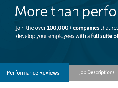 Performance Management Overview Re-design