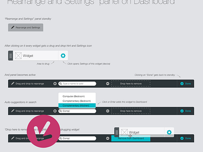 Controls Library for Smart Home UI ui web