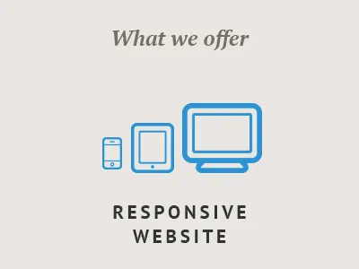 What we offer geomicons landing page pt sans pt serif