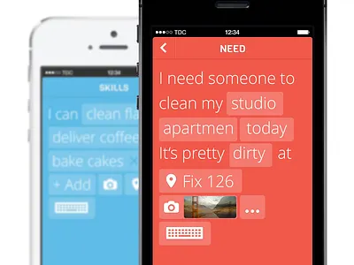 BIZZBY App 5s app bizzby blue camera iphone mobile red service tags