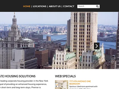 PFS Website responsive web design