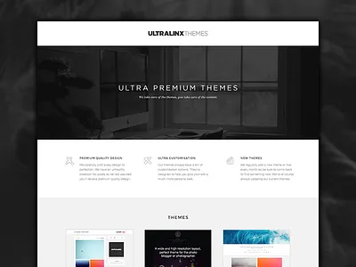UltraLinx Themes black classy clean design minimal theme themes tumblr ultralinx web wordpress