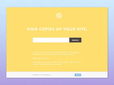 Dot Copy dot copy html landing page marketing site. sketch sketch app web