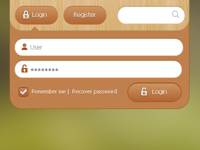 Login Box design login window ui user interface ux webdesign