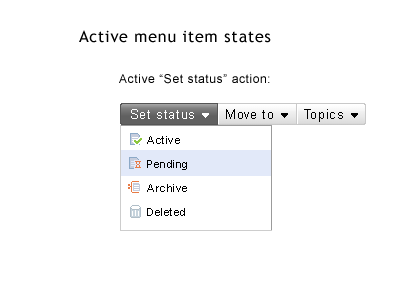 Vivvo 4.2 design patterns cms forms icons lists menus modal container user interface