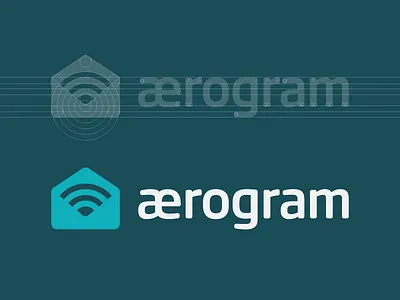 Iconic Aerogram Logo Approved Redesign brand identity brand mark branding geometric iconic logo design logo design mail minimalistic logos modern logo wifi signal