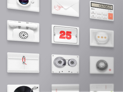 Empty.White apple china clean fm icon ios ipad iphone light music radio white