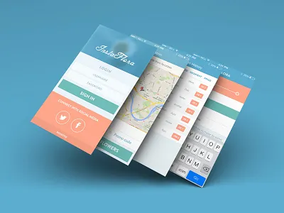 InstaFlora iOS 7 App app instaflora ios 7 ios7 iphone photoshop screens