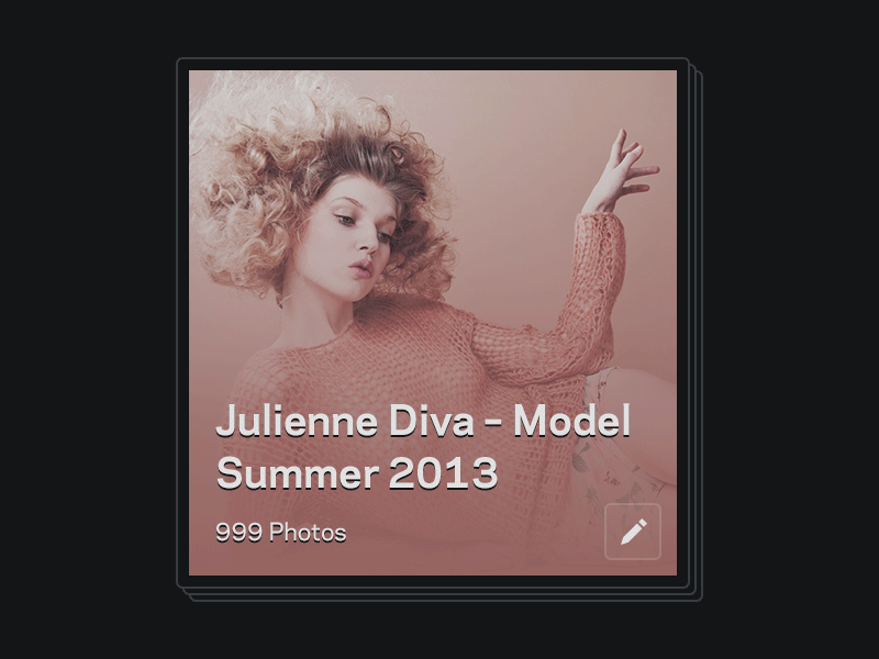 iPad App - Portfolios album collection ipad menu portfolio show styleguide tap ui