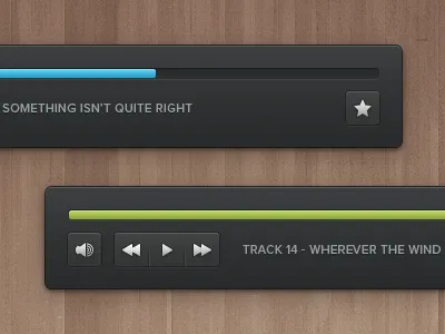 Interactive Audio UI audio interactive media player ui user interface widget