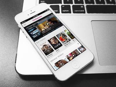 SAPO Cinema - Featured Movies cinema design featured ios ios6 movie movies sapo slider ui video videos