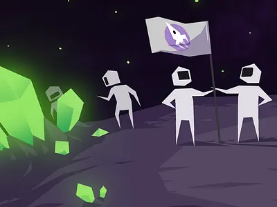 SkyRocket Header astronauts burstly header skyrocket space
