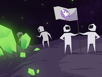 SkyRocket Header astronauts burstly header skyrocket space