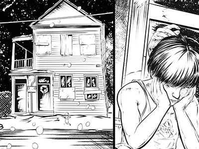 Grim Fairy Tales Holiday Special Story Art comic comic book grim holiday special illustration ink pen and ink sequential art zenescope